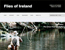 Tablet Screenshot of fliesofireland.com